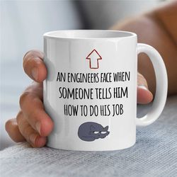 funny mug for engineers, robotic, telecommunication, railway, nuclear engineer quote, math mug, husband, boyfriend birth
