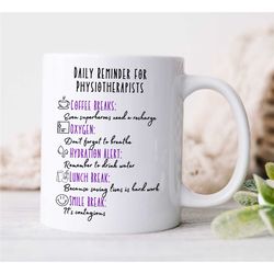 Funny Mug for Phyios, Masseur Gift Idea, Birthday Present for Therapist, Office Gift, Coworker, PT mom/dad, PTA Apprecia