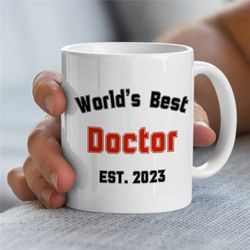 custom doctor mug, personalized physician gift, customizable hospital mug, unique surgeon gift, dad birthday present, em