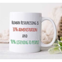 hr mug, administration, gift for human resources, team appreciation, for him & her, best friend, office decor, managemen