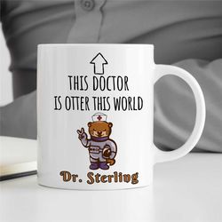 unique family doctor birthday present, custom mug for physicians, personalized hospital gift, gp, podiatry thank you, em