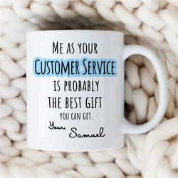 custom csr mug, personalized gift for customer service rep, job appreciation, profession cup, colleague leaving, for cli