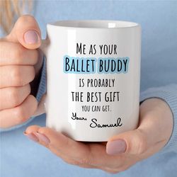 custom ballet teacher mug, personalized mug for ballet dancers, customizable gift for ballet teacher, unique dance gifts