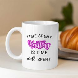crocheting gifts, mug for knitter, knitting lover gift, crochet husband, best friend gift, cute knitting gift, crocheter