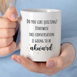 50th birthday gift, funny quilting mug, gift for mum, beautiful mug for sewer, sewing cup, birthday present for nana, an