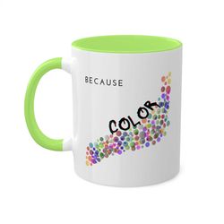 because color mug, 11oz, artist mug, gift for halloween, cute fall mug, fall decor, thanksgiving gift, autumn decor mug,