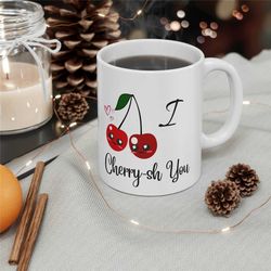 valentine's day mug, i cherry-sh you mug, anime lover, anime gift, japanese culture, japanese art, japanese gift, gamer