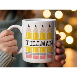 teacher mug, personalized teacher coffee mug, teacher gifts, teacher cup, teacher appreciation gift, personalized teache