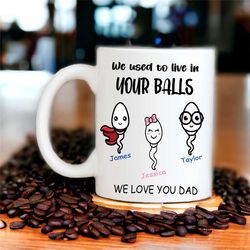 personalised dad mug, funny saying, custom gift for dad, dad joke cup, unique father's day present