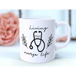 nurse mug, registered nurse mug, rn mug, nurse graduation gift, nurse christmas gift, nurse gift ideas, nursing gift ide