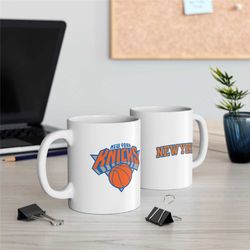 ceramic mug 11oz, new york knicks mug, knicks mug, new york mug, coffee mug, tea mug, sport mug, nba mug, nba , gift, ba