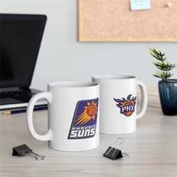 Ceramic Mug 11oz, Phoenix Suns Mug, Suns Mug, Phoenix Mug, Coffee Mug, Tea Mug, Sport Mug, Nba Mug, Nba , Gift, Basketba