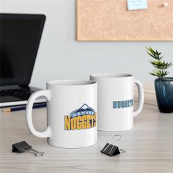 Ceramic Mug 11oz, Denver Nuggets Mug, Denver Mug, Nuggets Mug, Coffee Mug, Tea Mug, Sport Mug, Nba Mug, Nba , Gift,baske