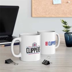 Ceramic Mug 11oz, La Clippers Mug, Clippers Mug, La Mug, Coffee Mug, Tea Mug, Sport Mug, Nba Mug, Nba , Gift, Basketball