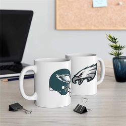 Ceramic Mug 11oz, Philadelphia Eagles Mug, Philadelphia Mug, Eagles Mug, Coffee Mug, Tea Mug, Sport Mug, Football Mug, N