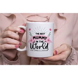 the best mummy in the world personalised mug, mother's day gift, mug for mum, mummy mug, mummy gift, best mummy, mothers