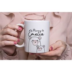 mama bear mug, mug for new mum, mum mug, personalised mum mug, new mum, first mother's day, mug for wife, mum mug, mothe