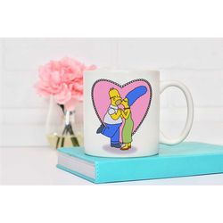 homer & marge 11oz ceramic mug