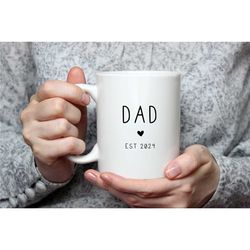 father's day gift, mug for new dad 2024, dad mug, personalised dad mug, new dad, first father's day, mug for husband, fa
