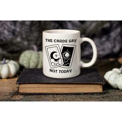 funny tarot ceramic mug