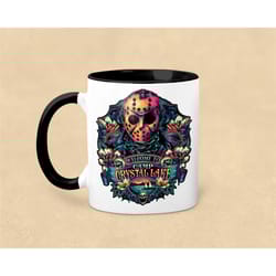 welcome to camp crystal lake ceramic mug