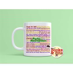 parks and recreation quote ceramic mug