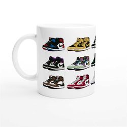 air jordan pairs coffee mug | sneaker mug