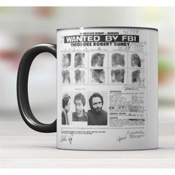 ted bundy wanted poster mug