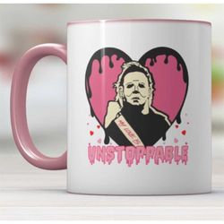my love is unstoppable michael myers mug