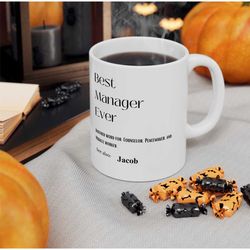 best manager ever mug supervisor mug shit show supervisor gift shit show supervisor coffee cup gift for her gift for him