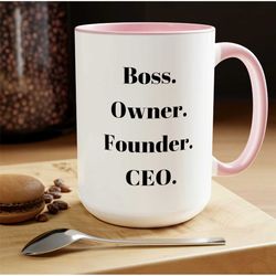 boss mug ceo mug founder boss lady mug supervisor mug coffee mug floral mug gift for her gift for wife coffee mugs tea c