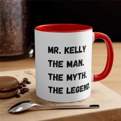 personalized teacher mug custom teacher coffee cup teacher gift for him male teacher gift idea end of year teacher gift