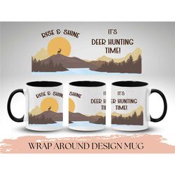 deer hunting mug, hunting gift mug for men birthday gift, deer hunting gifts, hunting season, deer coffee mug, deer hunt