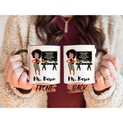 caricature teacher mug, custom teacher photo mug for teacher world teachers day, custom caricature, custom teacher mug,