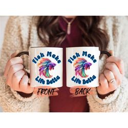 fish dad mug, father & pet owner gift mug for dad fathers day, pet lover gift, betta fish mug, pet owner gifts, betta lo