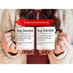 dog grandad mug, dog grandpa mug for dog grandad fathers day gift, grandad definition mug, grandpa gift, grand paw mug g