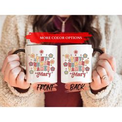 tiny human tamer mug, teacher mom mug for mothers day gift, retro mug, teacher appreciation, personalized teacher mug fo