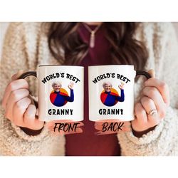 best granny ever mug, custom photo mug for granny mothers day, best grandma mug, nana mug, mimi mug, grandma coffee cup,