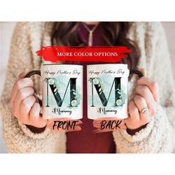 happy mothers day mug, mothers day mug for mums mothers day gift, monogram mug, floral mug, watercolor mug, custom mug g