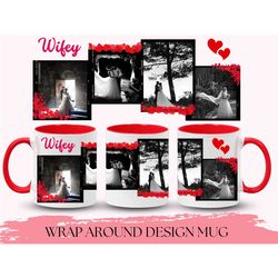 custom valentines photo collage mug, my favorite things mug for him/her valentines day gift, collage cup, collage coffee