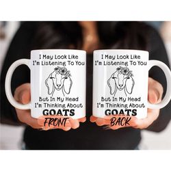 goat mug, goat lover mug for goat lovers christmas gift, goat gifts, goat mug, crazy goat lady, funny goat mug, gifts fo