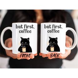 cat coffee mug, crazy cat lady mug cat lover gift mug for cat moms christmas gift, cat coffee mug, funny cat lover mug f
