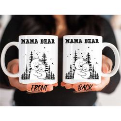 dada bear mug, bear coffee mug for bear lovers christmas gift, bear cup, daddy bear mug, mama bear mug, custom cute bear