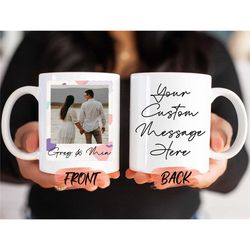 custom photo mug, personalized photo mug for couples christmas gift, photo mug, picture mug, personalized photo mug for