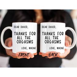 naughty anniversary gift mug, funny naughty mugs for men women anniversary, naughty husband gift, naughty mug for him, n