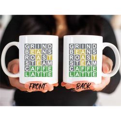 wordle coffee mug, customizable wordle mug for men and women birthday, coffee mug wordle, wordle coffee mug, wordle mug