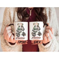 panda mug, personalized panda mug for panda lover christmas gift for her, panda gifts, panda coffee mug, panda gift, gif