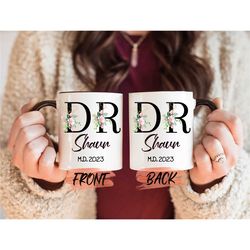 personalized doctor mug custom gift, personalized doctor mug for future doctors birthday gift, doctor gift, phd mug gift