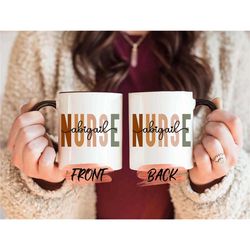 nurse graduation mug for her, custom nurse name mug for nurse graduation, rn graduation, rn mug, cna graduation, er nurs
