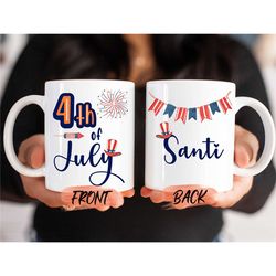 america mug, happy 4th of july mug for independence day gift, american mug, patriotic mug, 4th july party mug for men an